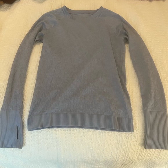 lululemon athletica Tops - Lululemon long sleeve work out size 6 serene blue